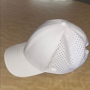 Melin White Perforated Men's Waterproof Cap adjustable sizing